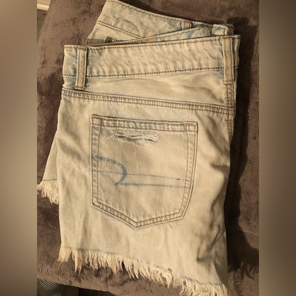 Light fade shorts.